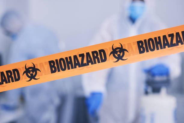 Professional Biohazard technician working in Peapack, NJ